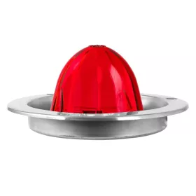 Red/Red Classic Watermelon 18 Led Light W/S.S. Flange Bzl