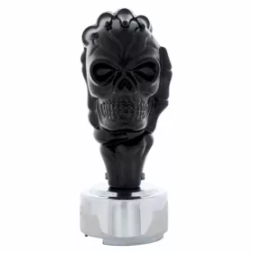 Skull Gearshift Knob With 13/15/18 Speed Adapter - Black