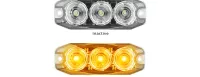 Led Autolamps 12/24V Led Amber Emergency Lamp With Flash Patterns