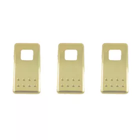 Switch Cover Rocker Gold To Suit Kenworth Pre 08 3 Pack