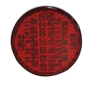 LED Multi Volt 4 Inch Round Red Stop Indicator