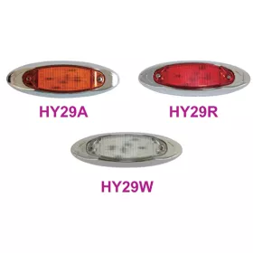 Light Led Marker Red 12V (Pet. Style)