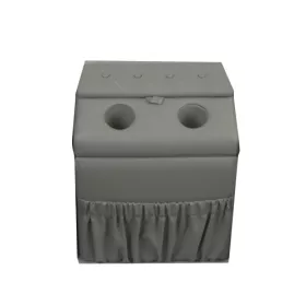 Middle Seat Console Storage/Bench Grey