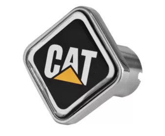 Caterpillar Logo Square Knob (190-Black)