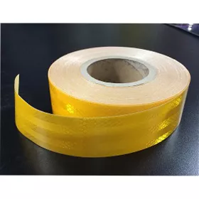 Reflective Tape Yellow (Sold By The Metre) 50mm Wide