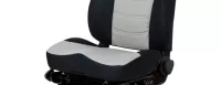 National Corsair Black/Grey Ultraleather With No Arm Rests