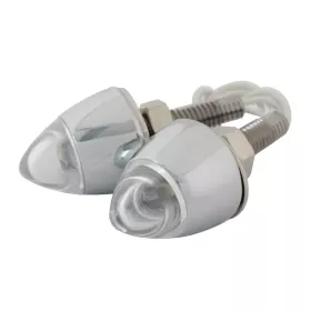 Led Lighted Bullet Fastener Set - White