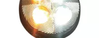 Light Led Round Daytime Running (2 Amber 2 White)