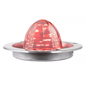 Red/Clear Classic Watermelon 18 Led Light W/S.S. Flange Bzl