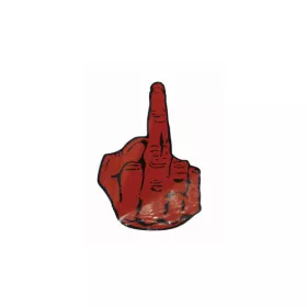 Sticker Red Middle Finger