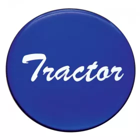 Tractor-Knob Sticker-Blue