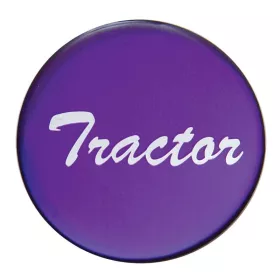 Tractor-Knob Sticker-Purple