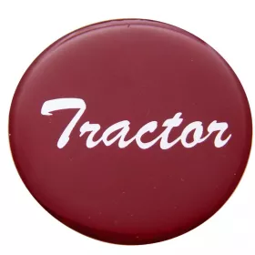 Tractor-Knob Sticker-Red